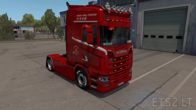 Skin Vigili del fuoco for Scania S 1.46