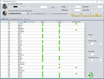 Virtual Trucker Log Book v1.0