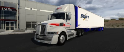 Western star 5700EX day cab and 54-inch cab skin Ryder 1.46