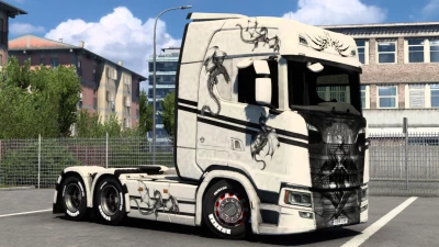 Black Dragon Scania Skin 1.46