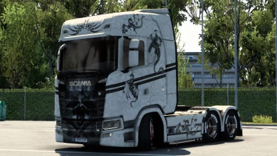 Black Dragon Scania Skin 1.46