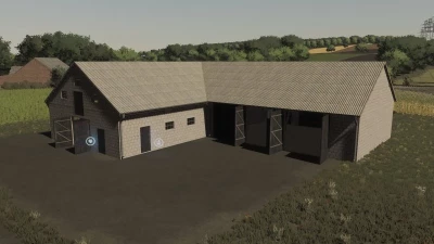 FS22 Cowshed with hood v1.0.0.0