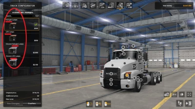 Headlights for SCS Trucks 1.47