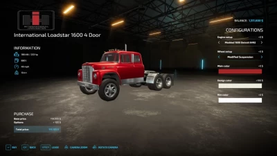 International Loadstar 4 Door Semi Truck v1.0.0.0