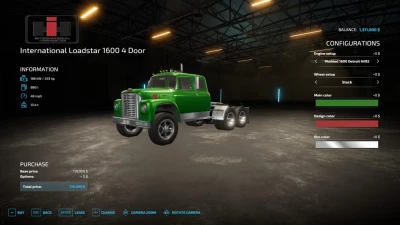 International Loadstar 4 Door Semi Truck v1.0.0.0