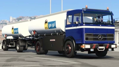 Mercedes LPS 1632 + Tandem Trailer v1.46