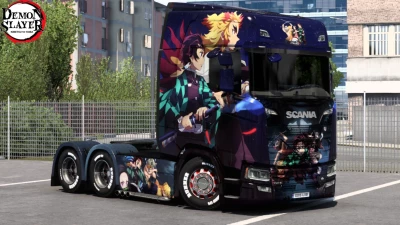 Scania Demon Slayer Skin 1.47