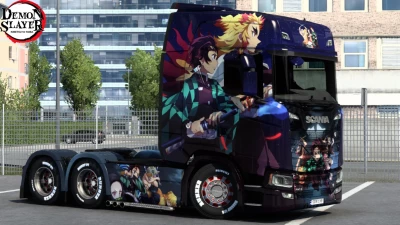 Scania Demon Slayer Skin 1.47