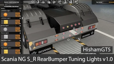 Scania NG S_R RearBumper Tuning Lights v1.0