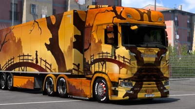 Scania Samurai Painting Art Skin 1.46