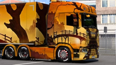 Scania Samurai Painting Art Skin 1.46