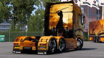 Scania Samurai Painting Art Skin 1.46