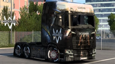 Scania Watch Dogs 2 Skin 1.47