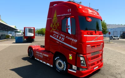 Skin Volvo FH 2012 XL Vigili del Fuoco 1.46