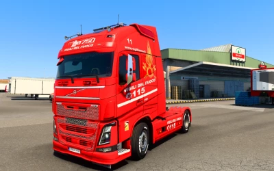 Skin Volvo FH 2012 XL Vigili del Fuoco 1.46