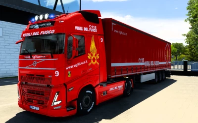 Skin Volvo FH5 Vigili Del Fuoco 1.46