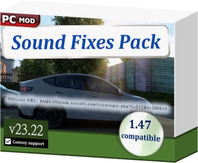 ATS Sound Fixes Pack v23.22 for 1.47 open beta