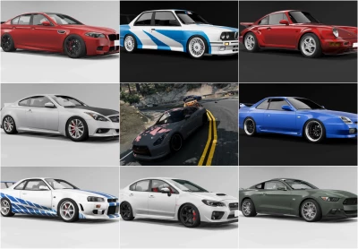 Street Racing car pack v1.0