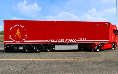 Trailer Vigili Del Fuoco Refrigerated 1.46