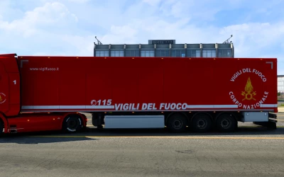 Trailer Vigili Del Fuoco Refrigerated 1.46