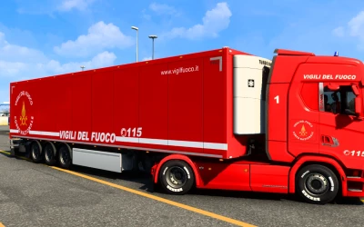 Trailer Vigili Del Fuoco Refrigerated 1.46