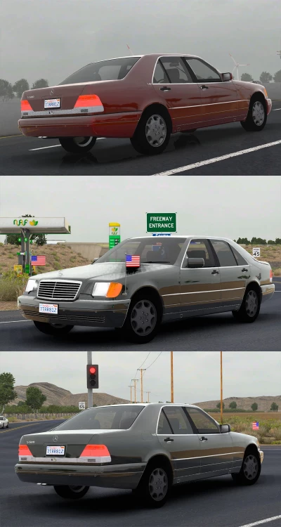 [ATS] Mercedes-Benz W140 S-Class S600 v1.1 1.47