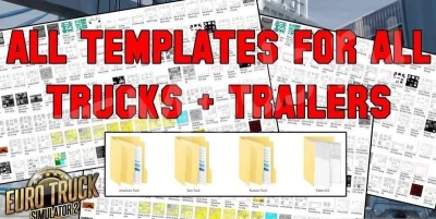 COMPLETE PACK OF TRUCK & TRAILER TEMPLATES V2.6 1.47