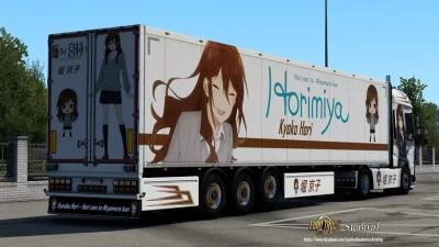 DAF XF 106 Kyouko Hori - Hori san to Miyamura kun Combo Skin v1.0