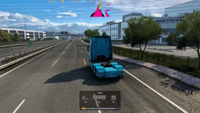 GPS ON TOP OF THE SCREEN ETS2 1.0 1.40 1.47