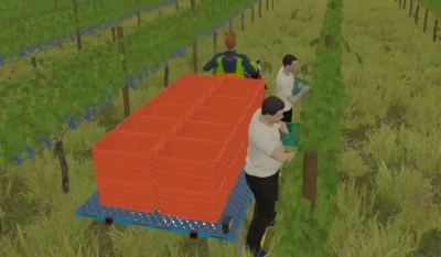 Grape Harvest With Workers v1.1.0.0