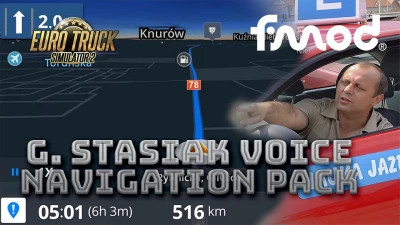 ETS2 G.Stasiak Voice Navigation Pack v2.0