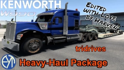 Kenworth W990 by Harven Heavy-Haul 8x Chassis v1.47