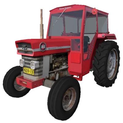 MASSEY FERGUSON 165S 2WD PERKINS RED OLD V1.0