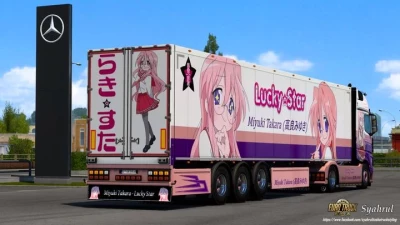 Mercedes Actros MP4 Miyuki Takara Lucky Star Skin v1.0