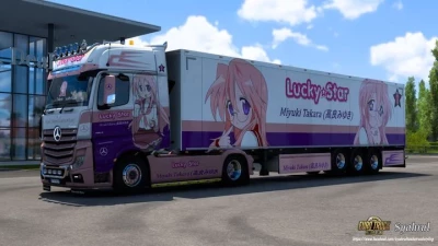 Mercedes Actros MP4 Miyuki Takara Lucky Star Skin v1.0