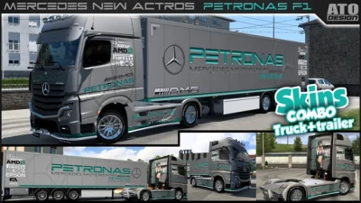 Mercedes Petronas skin combo v1.0