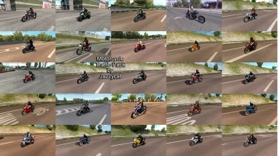 Motorcycle Traffic Pack by Jazzycat v6.0