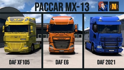 Paccar MX 13 for DAF Trucks v2.6 1.46-1.47