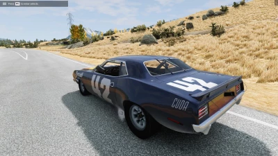 Plymouth Cuda Nile Blue v1.0