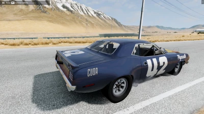 Plymouth Cuda Nile Blue v1.0