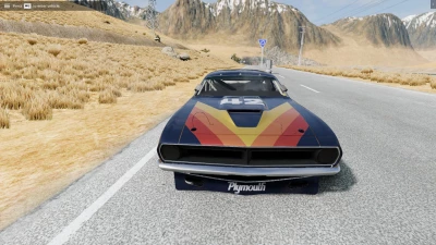 Plymouth Cuda Nile Blue v1.0