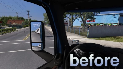 Real viewing angle in mirrors 1.47