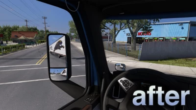 Real viewing angle in mirrors 1.47