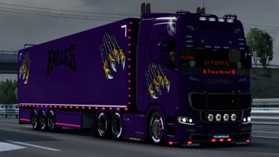 Scania Bright Purple Eagle Skin 1.47