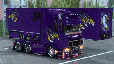 Scania Bright Purple Eagle Skin 1.47