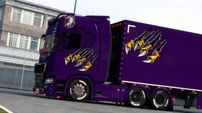 Scania Bright Purple Eagle Skin 1.47