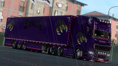 Scania Bright Purple Eagle Skin 1.47