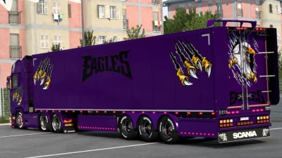 Scania Bright Purple Eagle Skin 1.47