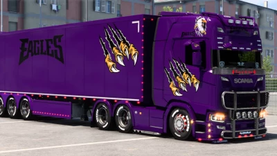 Scania Bright Purple Eagle Skin 1.47