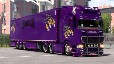 Scania Bright Purple Eagle Skin 1.47